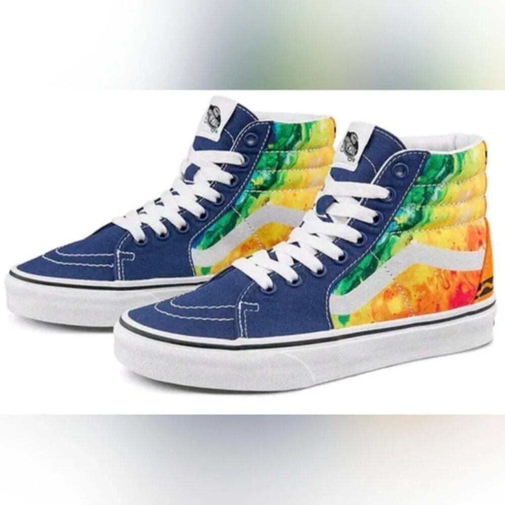 Limited Edition Vans  SK8 Hi Crayola Mashup  Melt